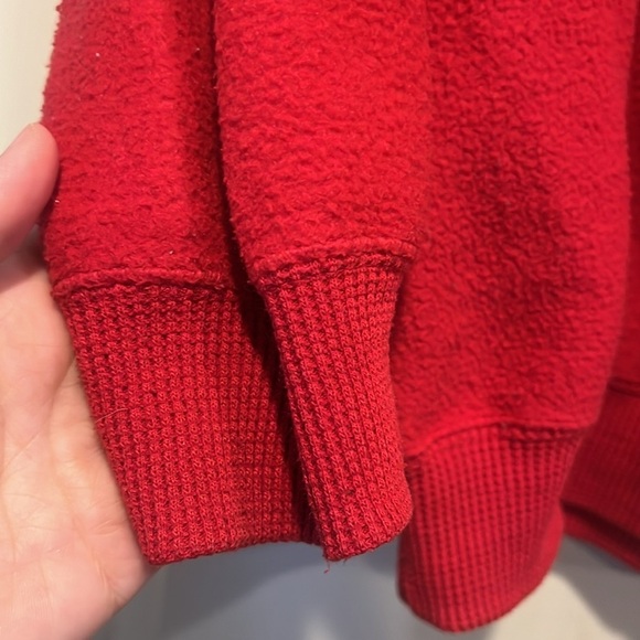 Vintage 80s/90s Mickey & Co. Red Fuzzy Sweatshirt - Picture 6 of 6